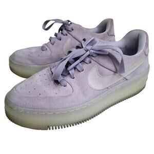 Nike Air Force 1 Platform Sneakers Sage Low LX Violet Mist AR5409-500 Womens 7